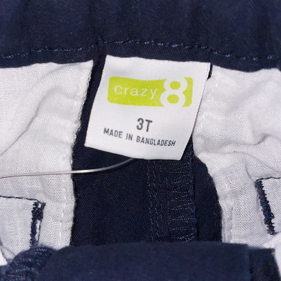 Boys Crazy 8 Navy Toddler Shorts - Picture 2 of 4